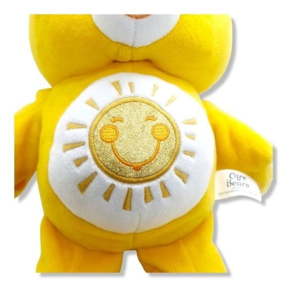 Funshine Yellow Animated Care Bear Plush Singing Musical Interactive 14" tall - Picture 2 of 12
